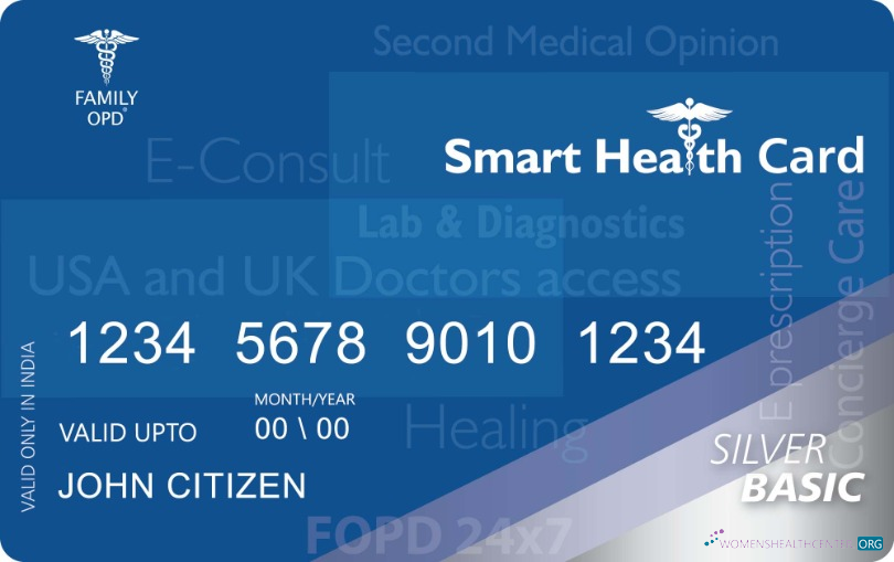 Download India Family OPD smart health card Photoshop template